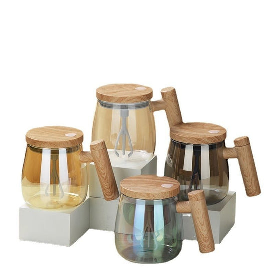 400ML Self Stirring Coffee Mug Electric Mixing Glass Coffee CupHigh Speed Fast Automatic Coffee Cup For Gyms Dining Room Kitchen Gadgets $42.51 Dana Fashion Color: Champagne Gold capacity: 400ml Dana's Kitchen Overview: 1. Perfectly Mixed Drinks: This sel