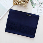 Women's Cashmere Warm Red Annual Meeting Scarf - DanaFashionstore