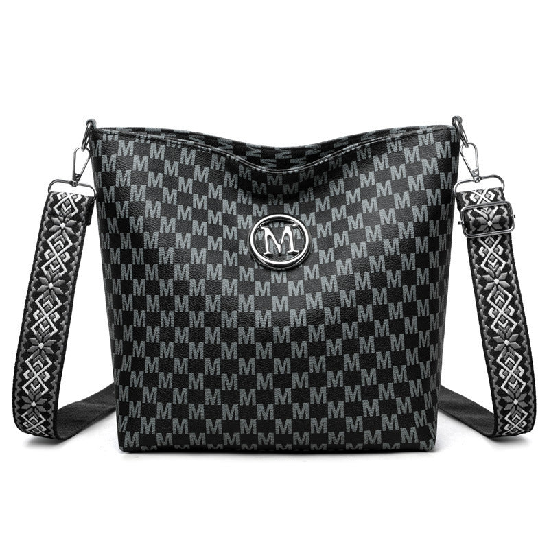 Soft Leather Retro Simple All-match Fashion Shoulder Bag - Dana Fashion