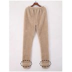 Women Coral Fleece Socks Leggings Winter Warm Sleepwear Ankles Knees Guard Women Home Pants Thick Pajamas Pant - DanaFashionstore