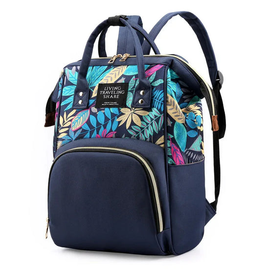 Printed mommy backpack - DanaFashionstore