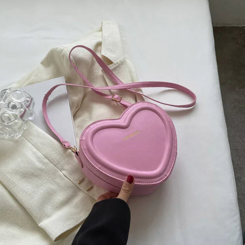 Fashion Heart Shaped Shoulder Messenger Bag - DanaFashionstore