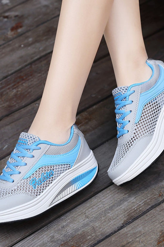 Women's thick-soled breathable casual shoes