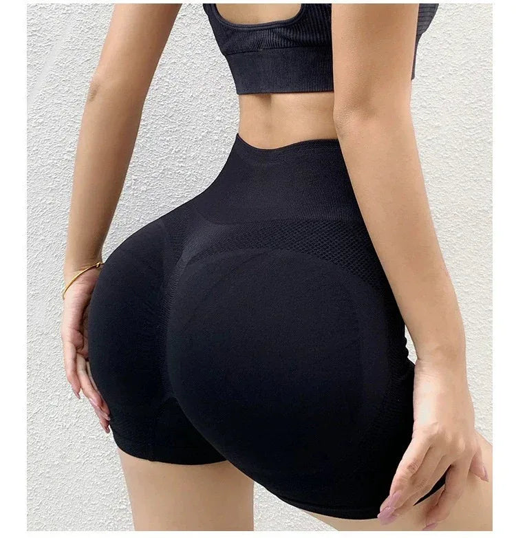 Fitness Yoga Shorts Pants Butt Lifting Seamless Leggings Women Gym - DanaFashionstore