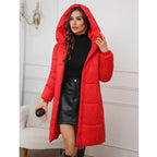 Women's Design Hooded Mid-Length Thickened Coat 2026 - Winter Jacket - DanaFashionstore