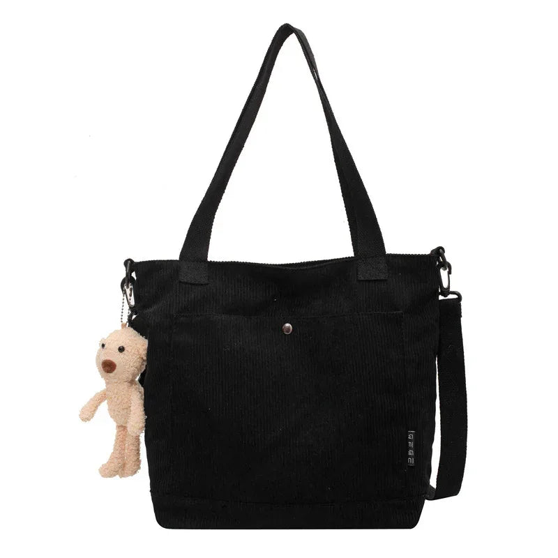 Corduroy Messenger Bag All-match Student Shoulder - DanaFashionstore