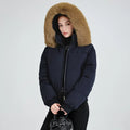 Women's Hooded Fur Collar Cotton Coat 2025 - Designer Padded Jacket - DanaFashionstore