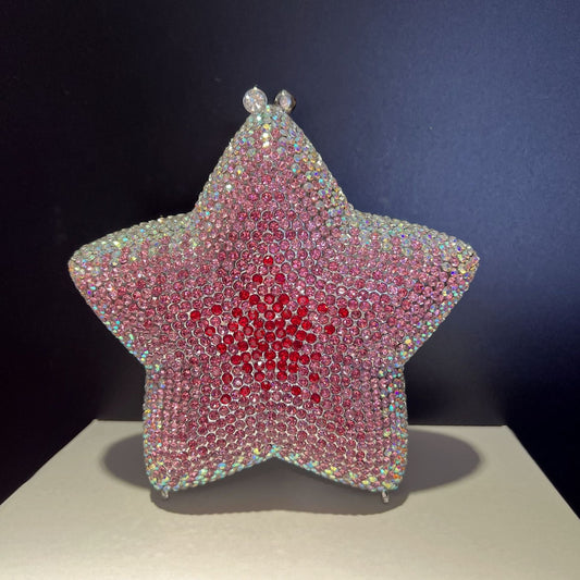 Little Star Studded Diamond Dinner Full Diamond Handbag Dana Fashion