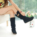 Lace Frosted Ladies Flat Boots - DanaFashionstore