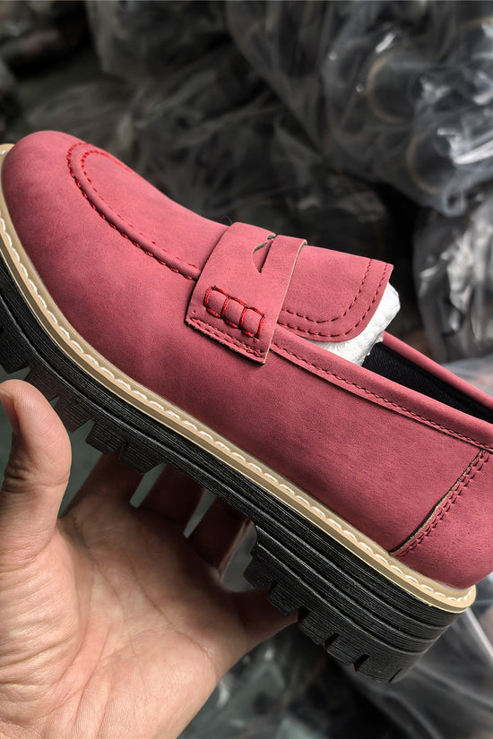 Leather Plus Size Casual Women's Shoes