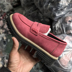 Leather Plus Size Casual Women's Shoes - DanaFashionstore