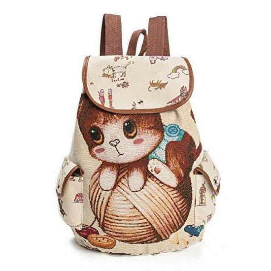 LOVELY CAT DRAWSTRING BACKPACK - DanaFashionstore