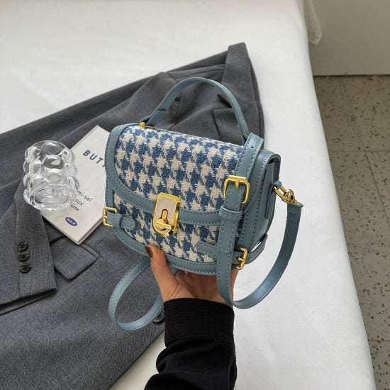 Women's Fashion All-match Houndstooth Shoulder Bag - Dana Fashion