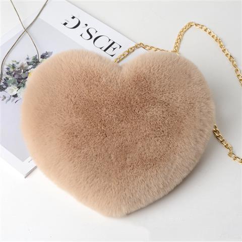 Love Bags For Women Plush Chain Shoulder Bags Valentine's Day Party Bag - DanaFashionstore