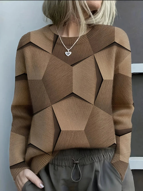 3D Digital Print Flannel Christmas Women's Round Neck Sweatshirt Autumn Winter - DanaFashionstore