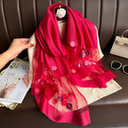 Elegant All-match Embroidered Summer Sunscreen Scarf - DanaFashionstore