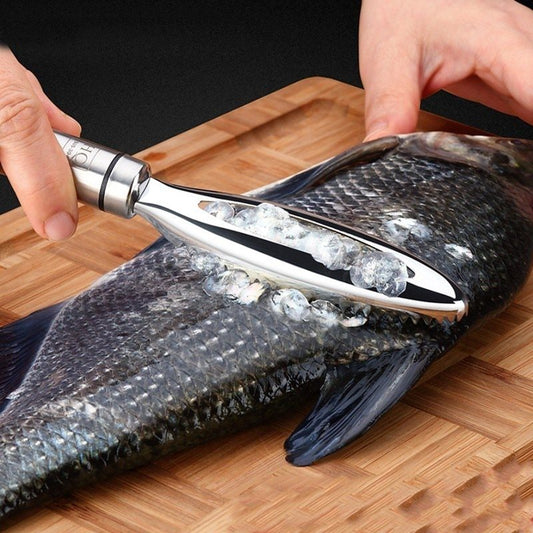 430 Stainless Steel Scale Removing Artifact Fish Killing Tool Kitchen Gadgets $9.50 Dana Fashion style: Flat clip Dana's Kitchen Product category: kitchen gadget set Specification: fish scale plane, flat mouth fish bone clip, oblique mouth fish bone clip