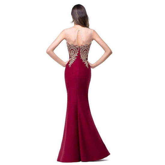 Amazon Europe dress sexy back hollow applique package hip dress fishtail skirt female perspective $56.41 Dana Fashion Color: Black Size: L Women's clothing *Main fabric composition Polyester (polyester) * skirt type fishtail skirt *popular elements *Size