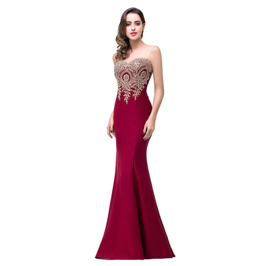 Amazon Europe dress sexy back hollow applique package hip dress fishtail skirt female perspective $56.41 Dana Fashion Color: Black Size: L Women's clothing *Main fabric composition Polyester (polyester) * skirt type fishtail skirt *popular elements *Size