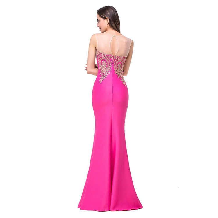 Amazon Europe dress sexy back hollow applique package hip dress fishtail skirt female perspective $56.41 Dana Fashion Color: Black Size: L Women's clothing *Main fabric composition Polyester (polyester) * skirt type fishtail skirt *popular elements *Size