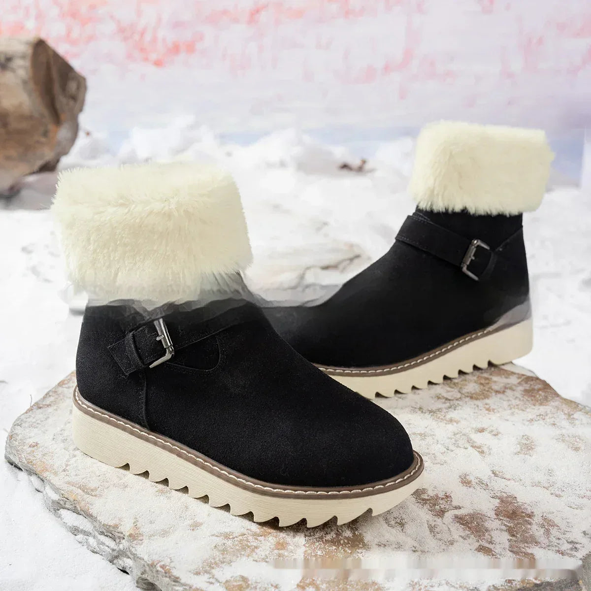High Quality Middle Tube Platform Snow Boots - DanaFashionstore