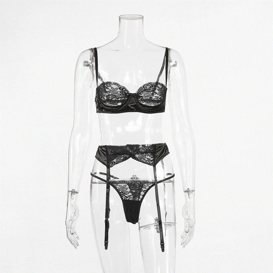 Lace sexy perspective sexy lingerie set
