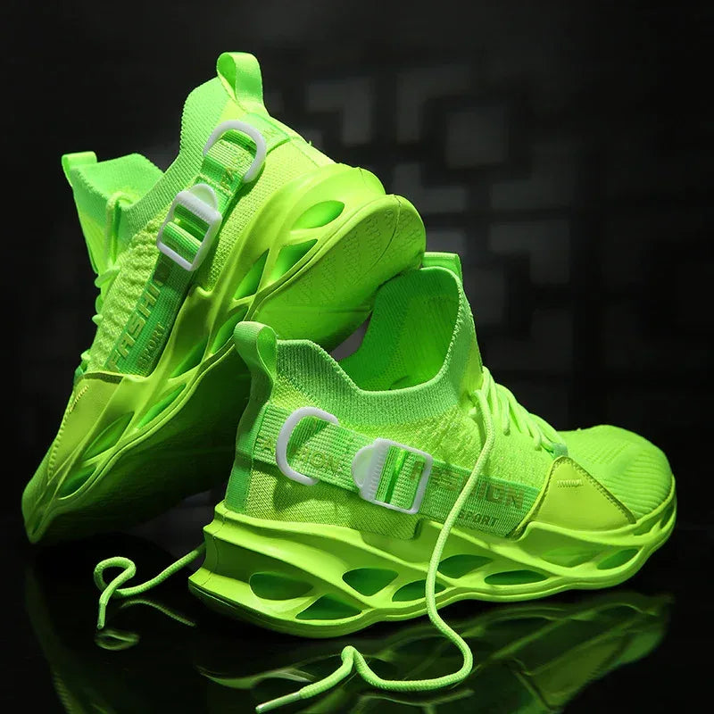 Casual sneakers flying woven mesh shoes - DanaFashionstore