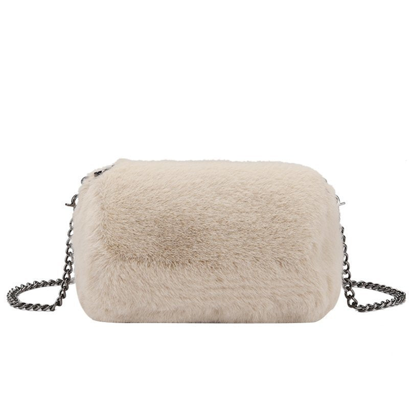 Women's Fashion Plush Chain Shoulder Bag - Dana Fashion
