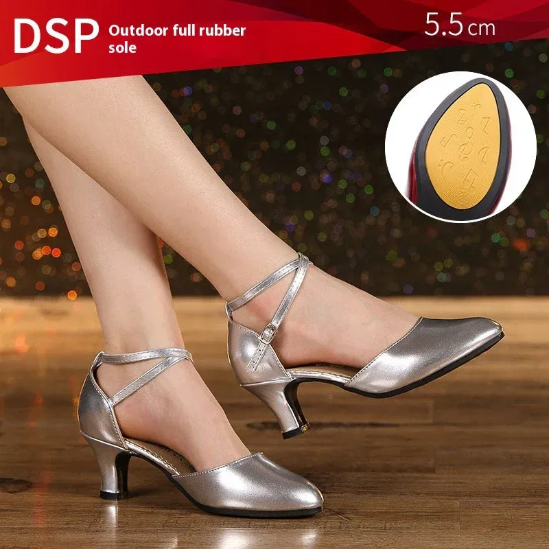Latin Soft Bottom Square Dance Shoes Women - DanaFashionstore