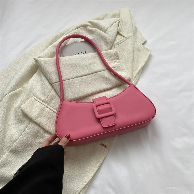 Western Style Shoulder Texture Crossbody Underarm Small Square Bag - DanaFashionstore