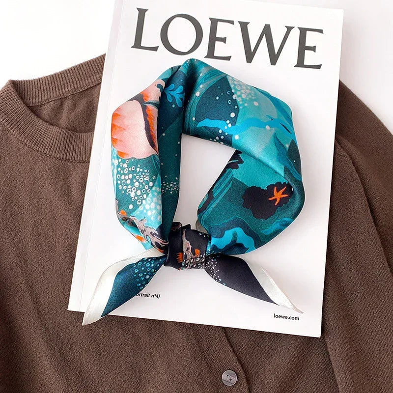 Fashion Lady Sunflower Vintage Scarf - DanaFashionstore