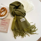 Double-sided Artificial Cashmere Scarf Women's Winter Warm Couple - DanaFashionstore