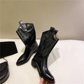 European And American Vintage Western Cowboy Boots For Autumn And Winter - DanaFashionstore