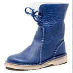 Women'S Boots Comfortable Flat Bottom Martin Boots Versatile Low Boots - DanaFashionstore