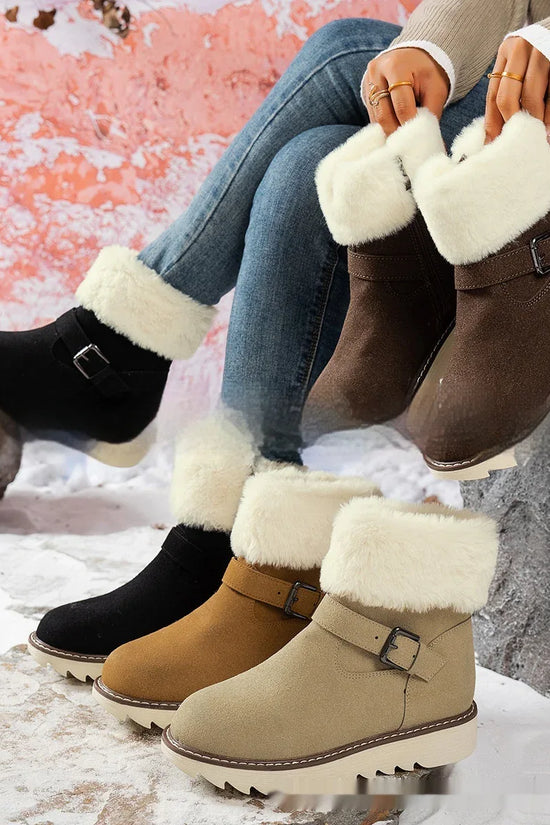 High Quality Middle Tube Platform Snow Boots - DanaFashionstore