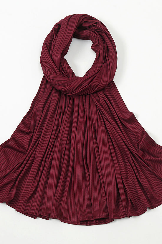 Women's Knitted Thread Cotton Striped Solid Color Scarf