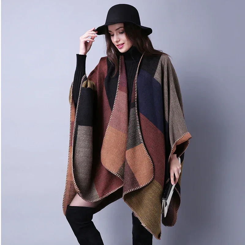 Autumn And Winter Scarf Versatile Lattice Ladies Travel Shawl - DanaFashionstore