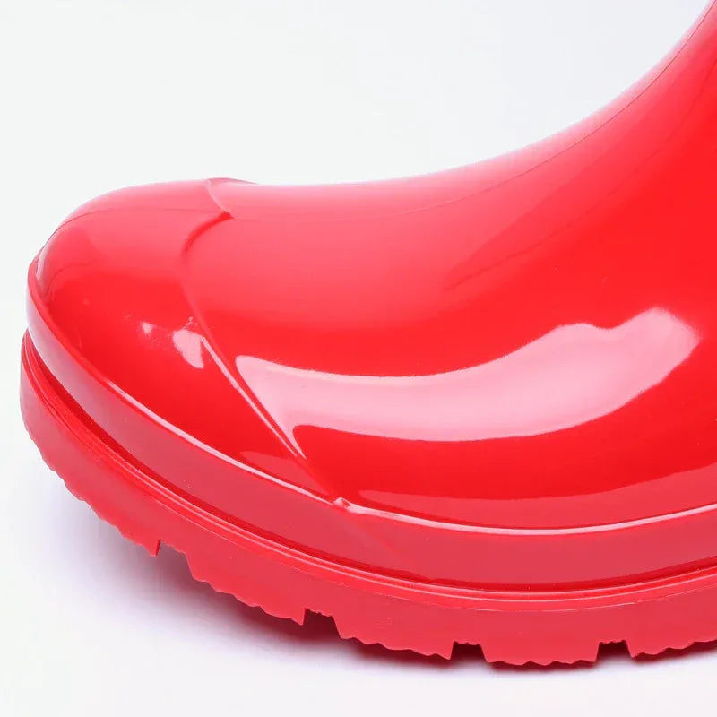 Fashionable high tube rain boots - DanaFashionstore