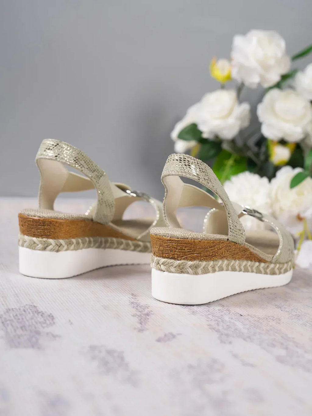 Women's Summer New Hemp Rope Wedge Light Bottom Peep Toe Sandals - DanaFashionstore