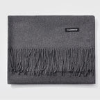 And Winter New Ladies Shawl Monochrome Cashmere Variety Warm Classic Scarf Scarf Scarf - DanaFashionstore