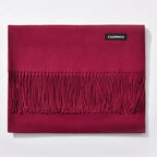 And Winter New Ladies Shawl Monochrome Cashmere Variety Warm Classic Scarf Scarf Scarf - DanaFashionstore
