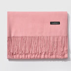 And Winter New Ladies Shawl Monochrome Cashmere Variety Warm Classic Scarf Scarf Scarf - DanaFashionstore