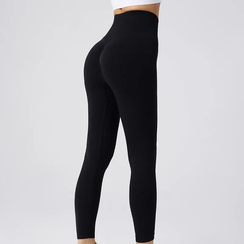 Seamless Leggings Yoga Pants Tummy Control Workout Running Yoga Leggings For Women - DanaFashionstore
