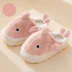 Shark Slippers Soft Sole Furry Shoes Home Bedroom Slippers Women - DanaFashionstore