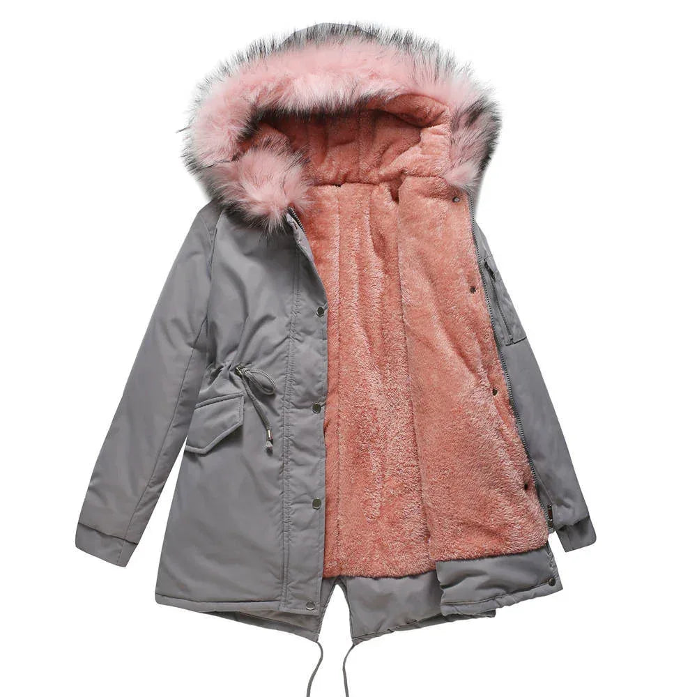 Parka Cotton-Padded Coat 2026 - Mid-Length Hooded Winter Jacket - DanaFashionstore