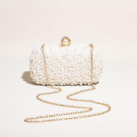 Women's Fashion Clutch Pearl Dinner Bag - Dana Fashion