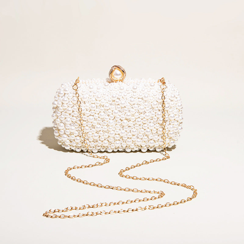 Women's Fashion Clutch Pearl Dinner Bag - Dana Fashion