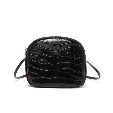 Crocodile Pattern Black