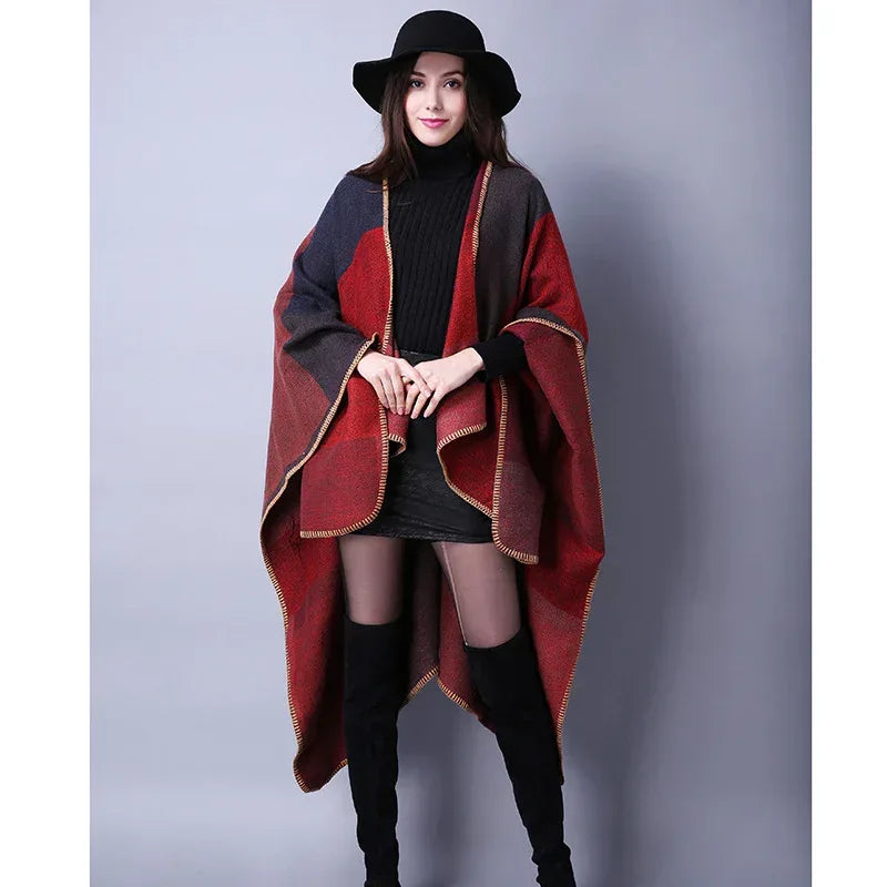 Autumn And Winter Scarf Versatile Lattice Ladies Travel Shawl - DanaFashionstore