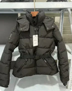 Women's Waist Slimming Belt Cotton Jacket 2026 - Padded Winter Coat - DanaFashionstore